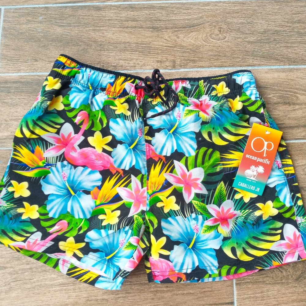 Ocean Pacific Board Short - "Jungle"